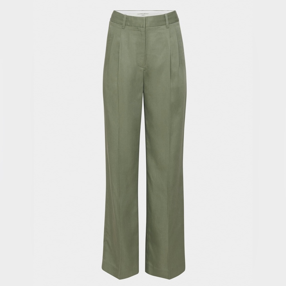 Aritzia Effortless pants sage peachy twill 8